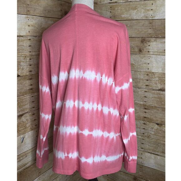VICTORIA'S SECRET PINK OVERSIZED CREWNECK LONG SLEEVE EVERYDAY WEAR CASUAL TEE - Picture 3 of 3